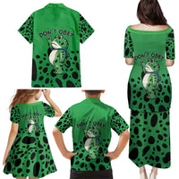 Don't Obey Portland Frog Protest Family Matching Puletasi and Hawaiian Shirt Anti-Fascism - Wonder Print Shop