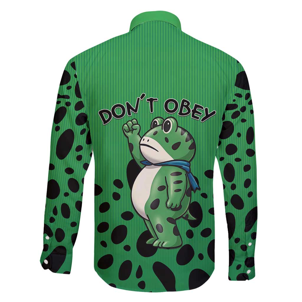 Don't Obey Portland Frog Protest Family Matching Puletasi and Hawaiian Shirt Anti-Fascism - Wonder Print Shop