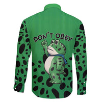 Don't Obey Portland Frog Protest Family Matching Puletasi and Hawaiian Shirt Anti-Fascism - Wonder Print Shop