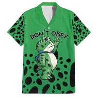 Don't Obey Portland Frog Protest Family Matching Short Sleeve Bodycon Dress and Hawaiian Shirt Anti-Fascism - Wonder Print Shop