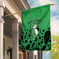 Don't Obey Portland Frog Protest Garden Flag Anti-Fascism - Wonder Print Shop