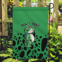 Don't Obey Portland Frog Protest Garden Flag Anti-Fascism - Wonder Print Shop
