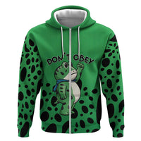 Don't Obey Portland Frog Protest Hoodie Anti-Fascism - Wonder Print Shop