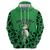 Don't Obey Portland Frog Protest Hoodie Anti-Fascism - Wonder Print Shop