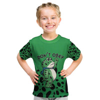 Don't Obey Portland Frog Protest Kid T Shirt Anti-Fascism - Wonder Print Shop