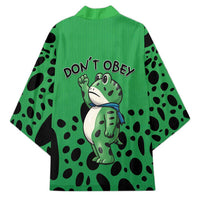 Don't Obey Portland Frog Protest Kimono Anti-Fascism - Wonder Print Shop