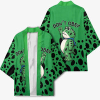 Don't Obey Portland Frog Protest Kimono Anti-Fascism - Wonder Print Shop