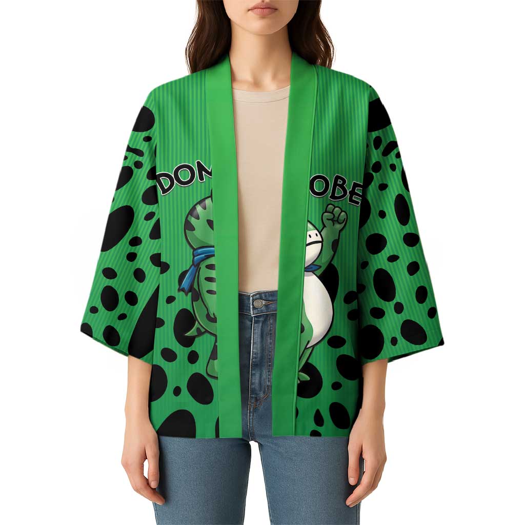 Don't Obey Portland Frog Protest Kimono Anti-Fascism - Wonder Print Shop