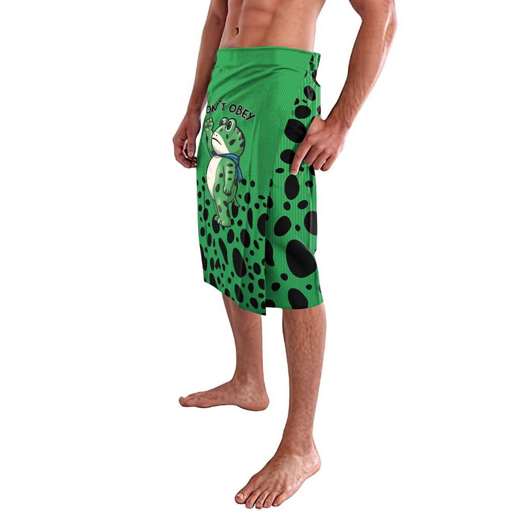 Don't Obey Portland Frog Protest Lavalava Anti-Fascism - Wonder Print Shop