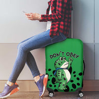 Don't Obey Portland Frog Protest Luggage Cover Anti-Fascism - Wonder Print Shop