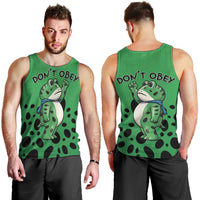 Don't Obey Portland Frog Protest Men Tank Top Anti-Fascism - Wonder Print Shop