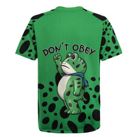 Don't Obey Portland Frog Protest Rugby Jersey Anti-Fascism - Wonder Print Shop