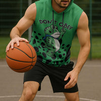 Don't Obey Portland Frog Protest Sleeveless Hoodie Anti-Fascism - Wonder Print Shop