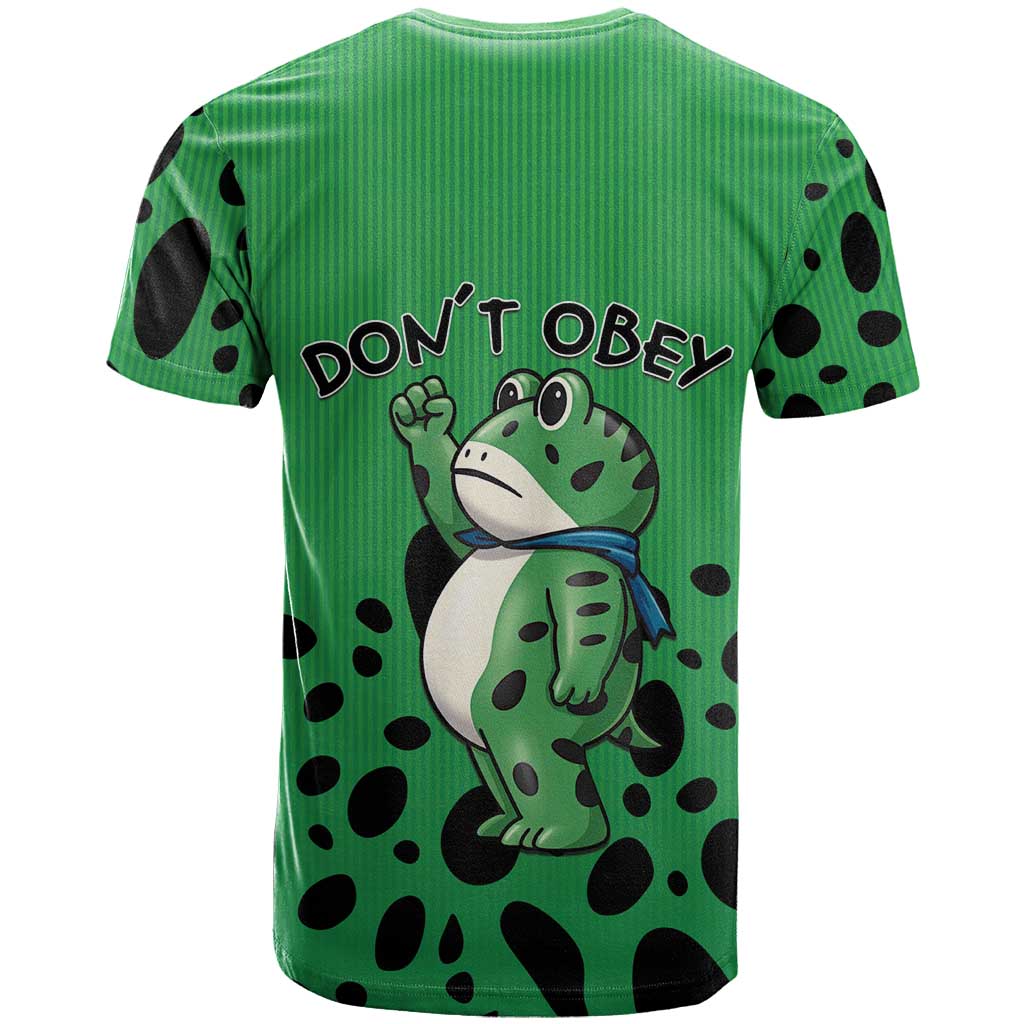 Don't Obey Portland Frog Protest T Shirt Anti-Fascism - Wonder Print Shop