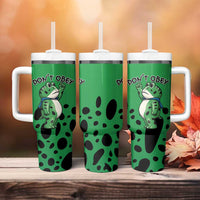 Don't Obey Portland Frog Protest Tumbler With Handle Anti-Fascism - Wonder Print Shop