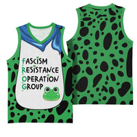 Portland Frog Protest Basketball Jersey Frog Costume Style - Wonder Print Shop