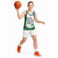 Portland Frog Protest Basketball Jersey Frog Costume Style - Wonder Print Shop