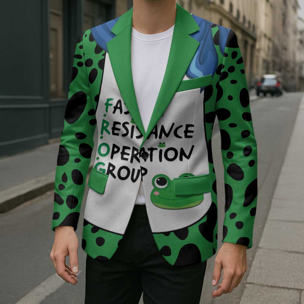 Portland Frog Protest Blazer Frog Costume Style - Wonder Print Shop