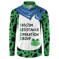 Portland Frog Protest Button Sweatshirt Frog Costume Style - Wonder Print Shop