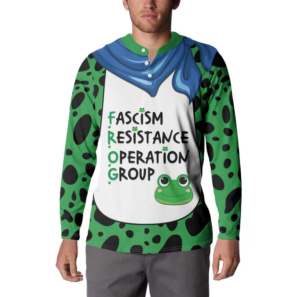 Portland Frog Protest Button Sweatshirt Frog Costume Style - Wonder Print Shop