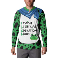 Portland Frog Protest Button Sweatshirt Frog Costume Style - Wonder Print Shop
