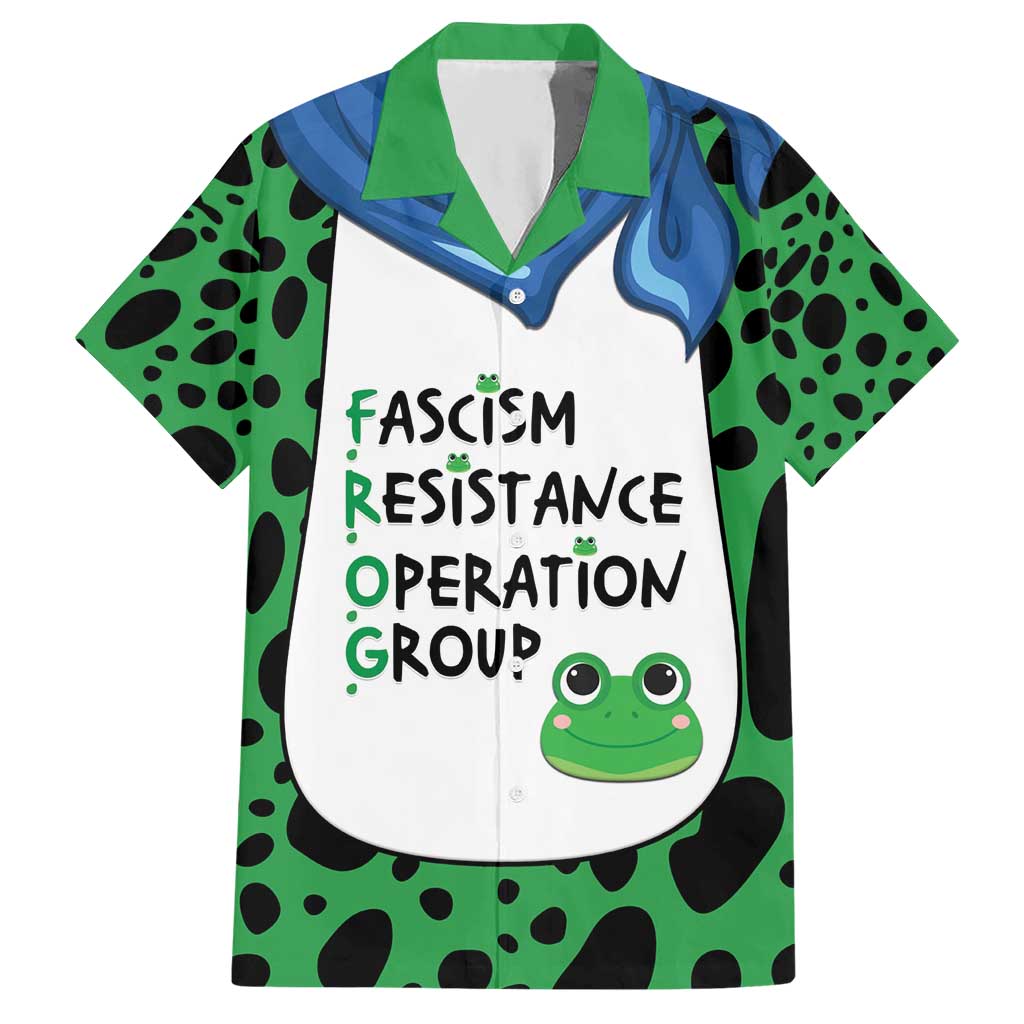 Portland Frog Protest Hawaiian Shirt Frog Costume Style - Wonder Print Shop
