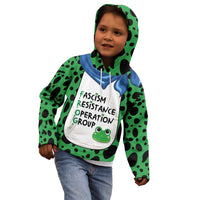 Portland Frog Protest Kid Hoodie Frog Costume Style - Wonder Print Shop