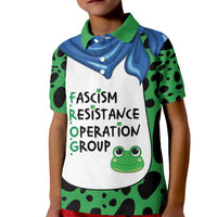 Portland Frog Protest Kid Polo Shirt Frog Costume Style - Wonder Print Shop