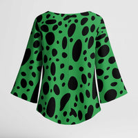 Portland Frog Protest Kimono Sleeve Blouse Frog Costume Style - Wonder Print Shop