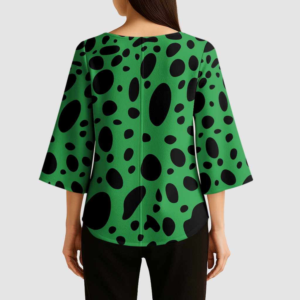 Portland Frog Protest Kimono Sleeve Blouse Frog Costume Style - Wonder Print Shop