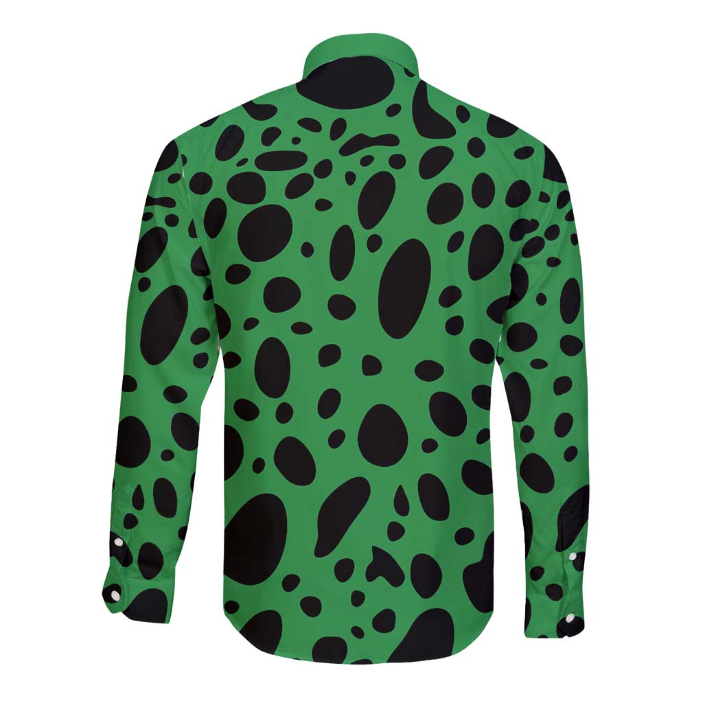 Portland Frog Protest Long Sleeve Button Shirt Frog Costume Style - Wonder Print Shop