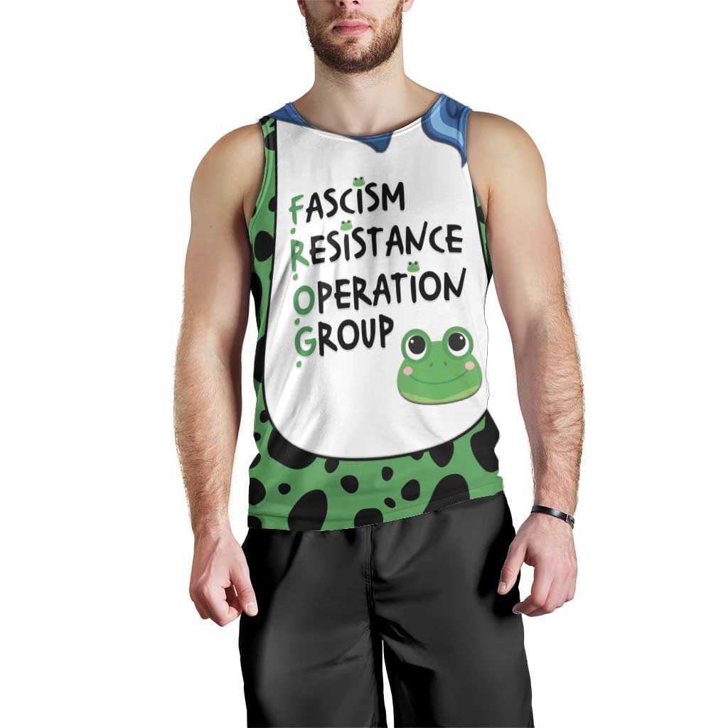 Portland Frog Protest Men Tank Top Frog Costume Style - Wonder Print Shop