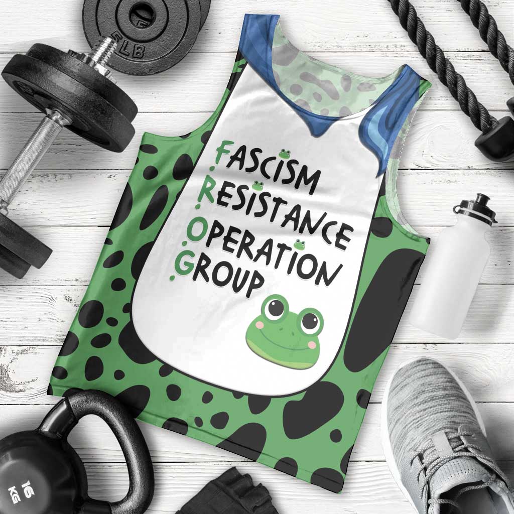 Portland Frog Protest Men Tank Top Frog Costume Style - Wonder Print Shop