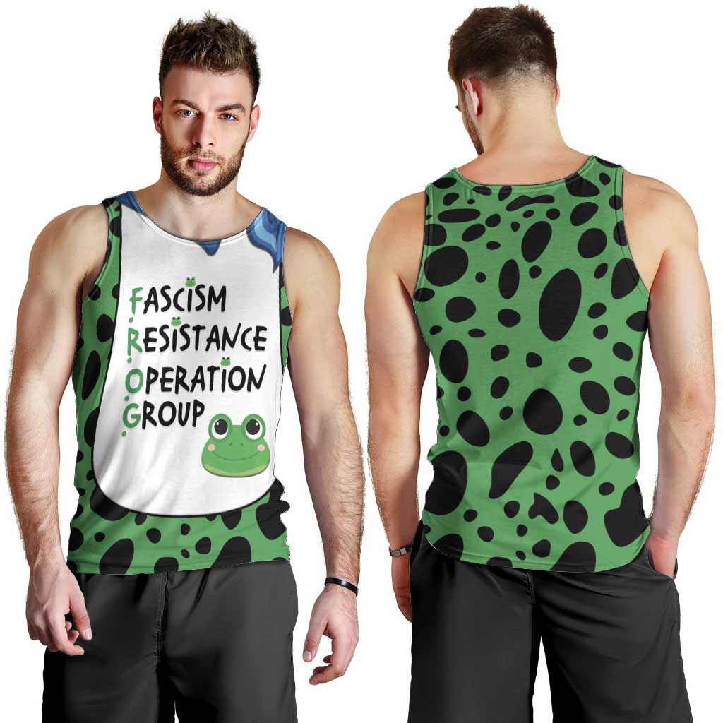 Portland Frog Protest Men Tank Top Frog Costume Style - Wonder Print Shop