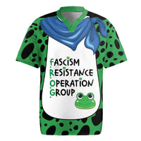 Portland Frog Protest Rugby Jersey Frog Costume Style - Wonder Print Shop