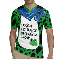 Portland Frog Protest Rugby Jersey Frog Costume Style - Wonder Print Shop