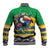 Brazil Christmas Baseball Jacket Toco Toucan Flag Style - Wonder Print Shop