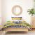 Brazil Christmas Bedding Set Toco Toucan Flag Style - Wonder Print Shop