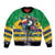 Brazil Christmas Bomber Jacket Toco Toucan Flag Style - Wonder Print Shop