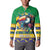Brazil Christmas Button Sweatshirt Toco Toucan Flag Style - Wonder Print Shop