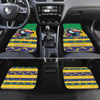 Brazil Christmas Car Mats Toco Toucan Flag Style - Wonder Print Shop