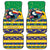 Brazil Christmas Car Mats Toco Toucan Flag Style - Wonder Print Shop