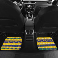 Brazil Christmas Car Mats Toco Toucan Flag Style - Wonder Print Shop