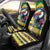 Brazil Christmas Car Seat Cover Toco Toucan Flag Style - Wonder Print Shop