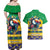 Brazil Christmas Couples Matching Off Shoulder Maxi Dress and Hawaiian Shirt Toco Toucan Flag Style - Wonder Print Shop