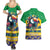 Brazil Christmas Couples Matching Summer Maxi Dress and Hawaiian Shirt Toco Toucan Flag Style - Wonder Print Shop