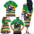 Brazil Christmas Family Matching Off The Shoulder Long Sleeve Dress and Hawaiian Shirt Toco Toucan Flag Style - Wonder Print Shop
