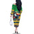 Brazil Christmas Family Matching Off The Shoulder Long Sleeve Dress and Hawaiian Shirt Toco Toucan Flag Style - Wonder Print Shop
