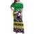 Brazil Christmas Family Matching Off Shoulder Maxi Dress and Hawaiian Shirt Toco Toucan Flag Style - Wonder Print Shop