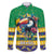 Brazil Christmas Family Matching Puletasi and Hawaiian Shirt Toco Toucan Flag Style - Wonder Print Shop